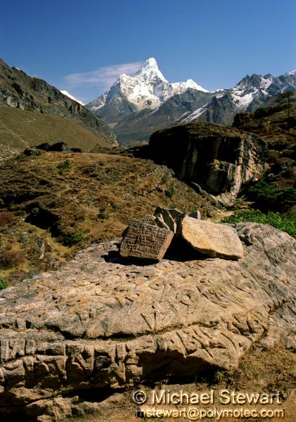 Ama Dablam from Khumjung